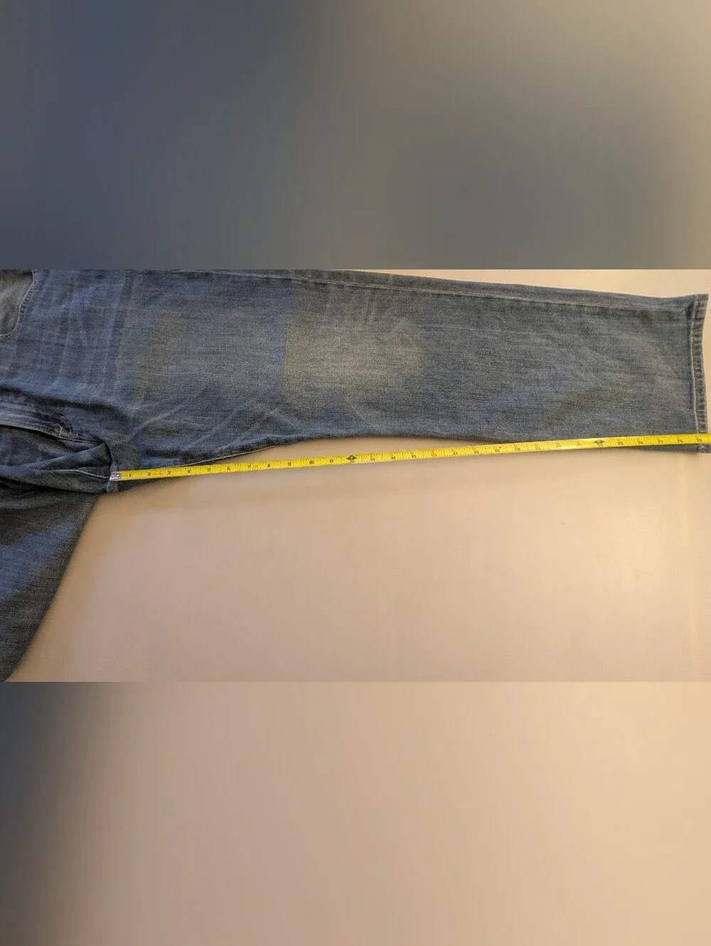 Lucky Brand Light Wash 363 Vintage Straight Candiani Fabric Jeans Size W 38 L 30